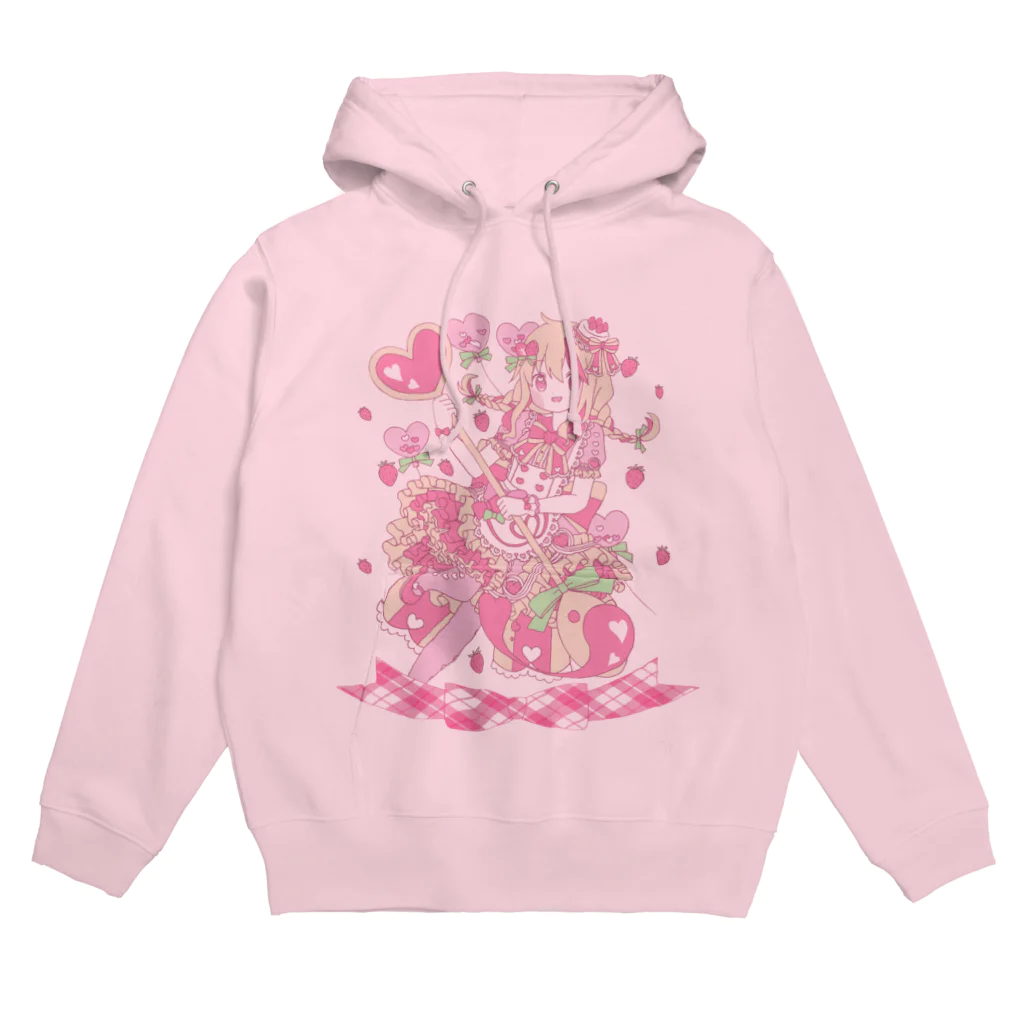 かわいいもののおみせ　いそぎんちゃくのいちごショートケーキの魔法少女 Hoodie