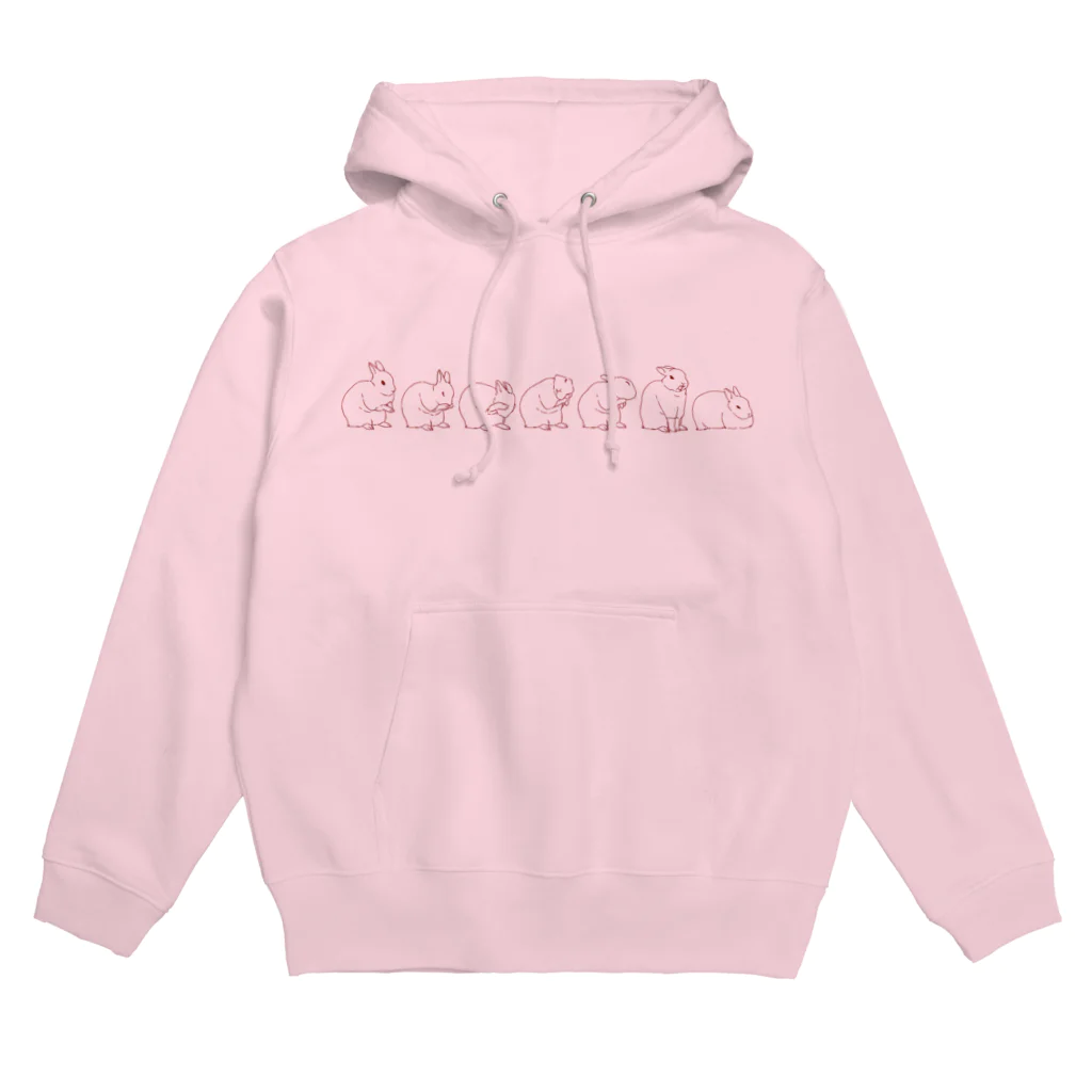 Usagi Kawaiiのくしくしうさぎ Hoodie