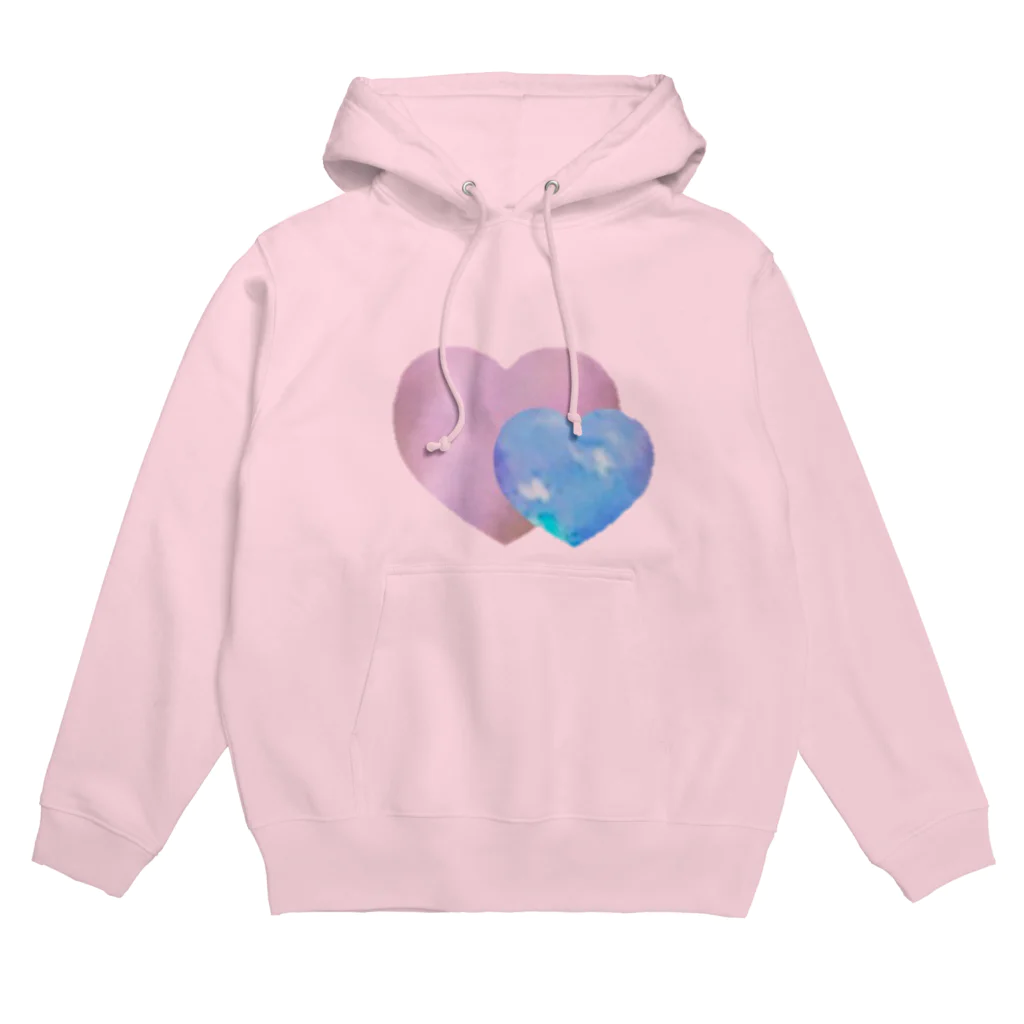 梅のTwinheart クール Hoodie