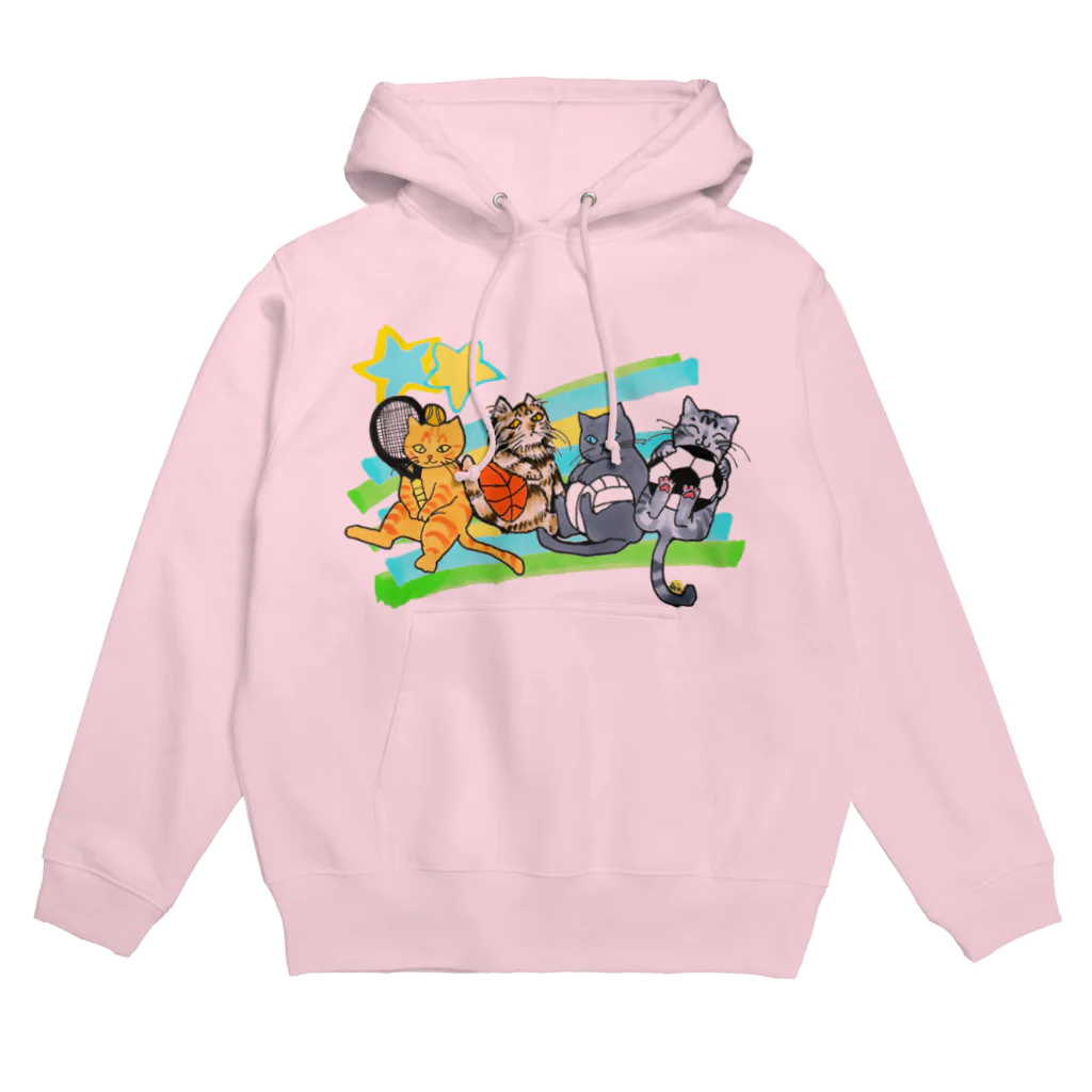 miku'ꜱGallery星猫のネコリンピック✨球技 Hoodie