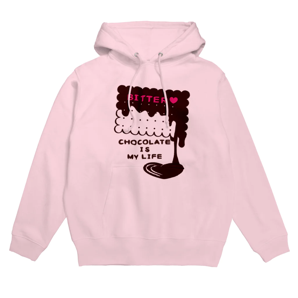 イラスト MONYAAT のCT99 CHOCOKATE IS MY LIFE*E Hoodie