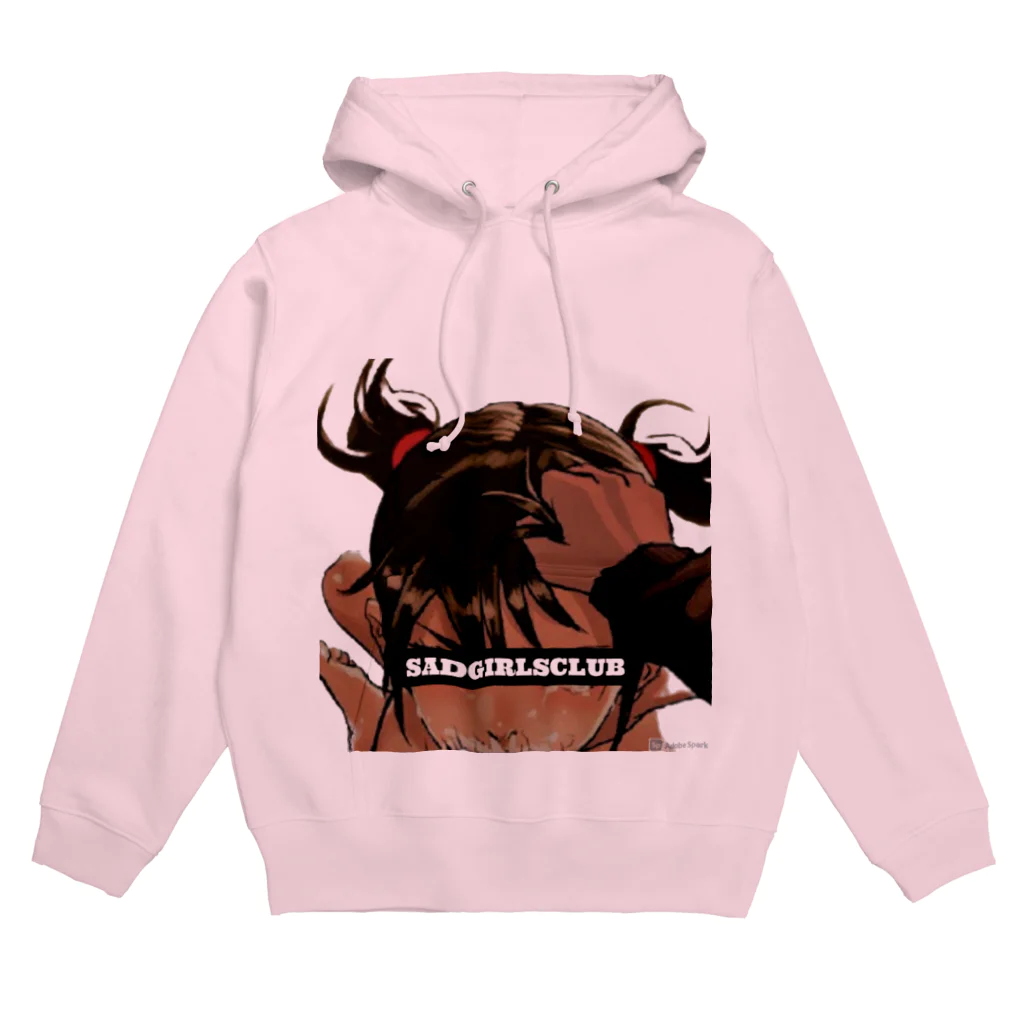 SADGIRLSCLUBのSADGIRLSCLUB 女の子 Hoodie