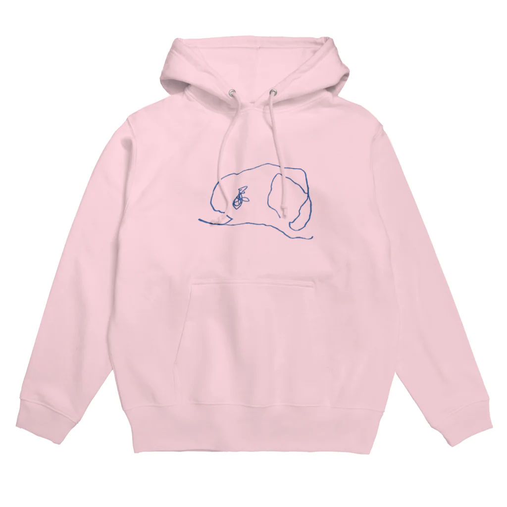 51のぞうさん(あお) Hoodie