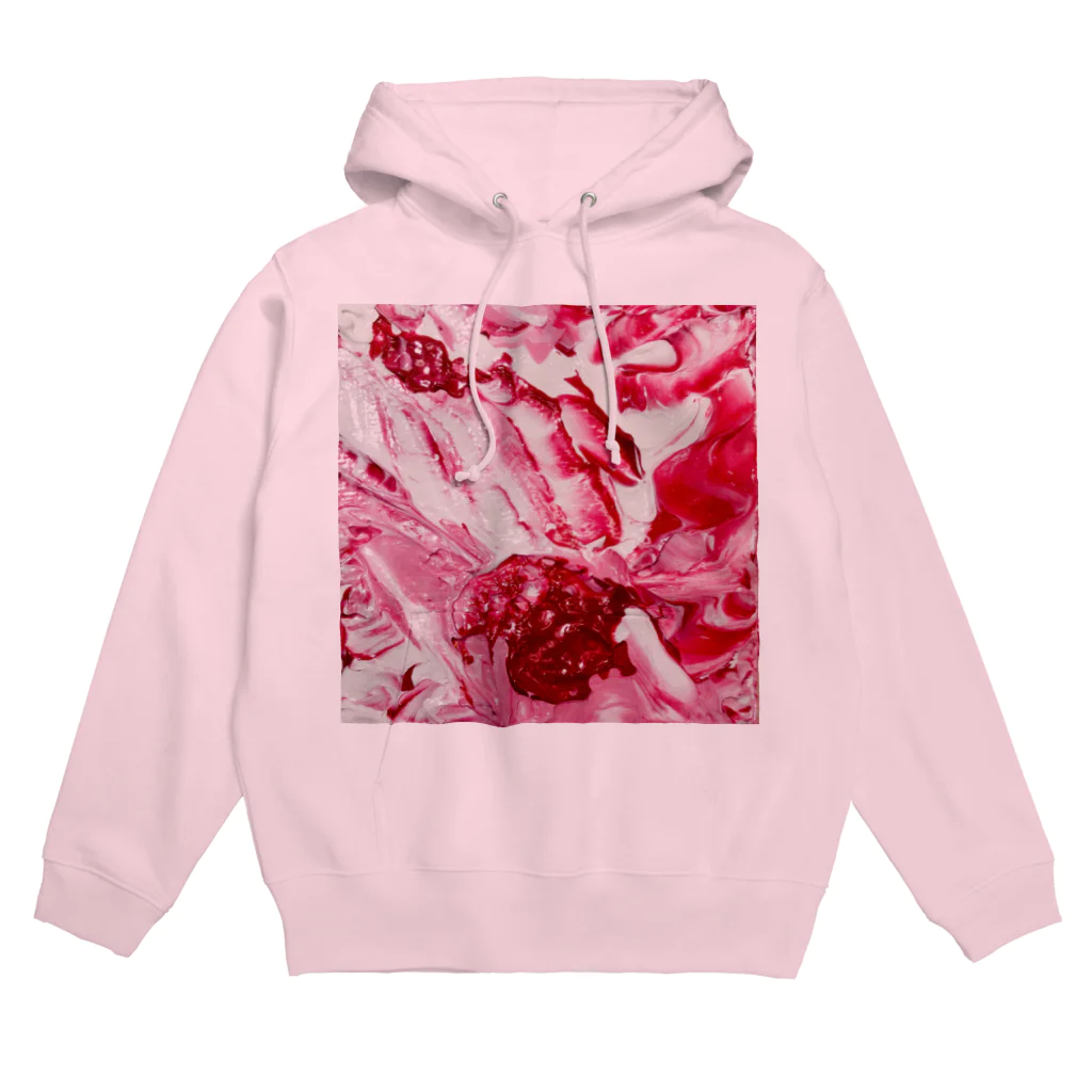 いろいろてんのぐちゃぐちゃ苺みるく Hoodie