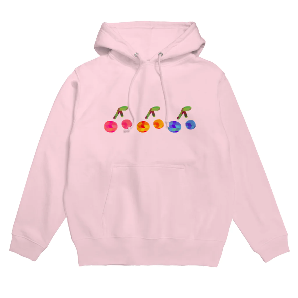 おやすみねんねのさくらんぼ(3色) Hoodie