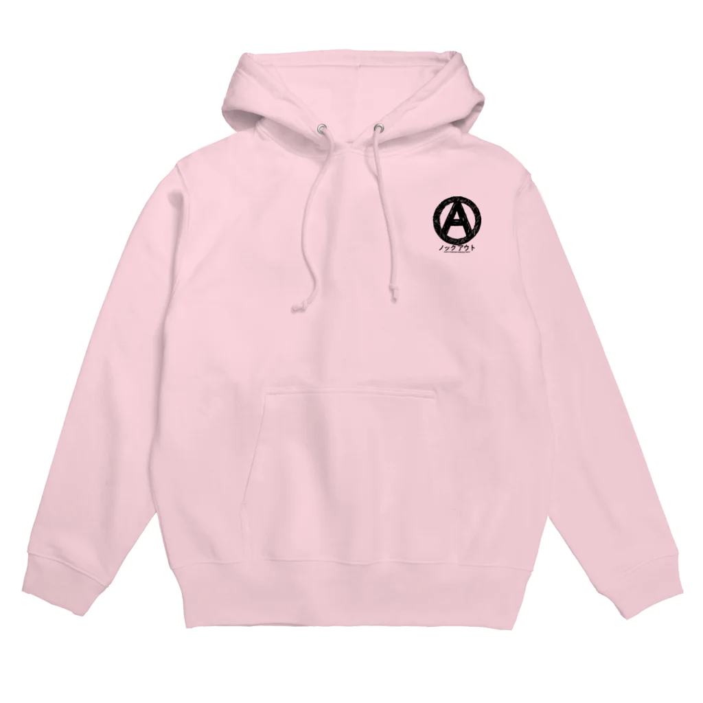 KNOCKOUTJROCKのノックアウト Anarchy mark Hoodie