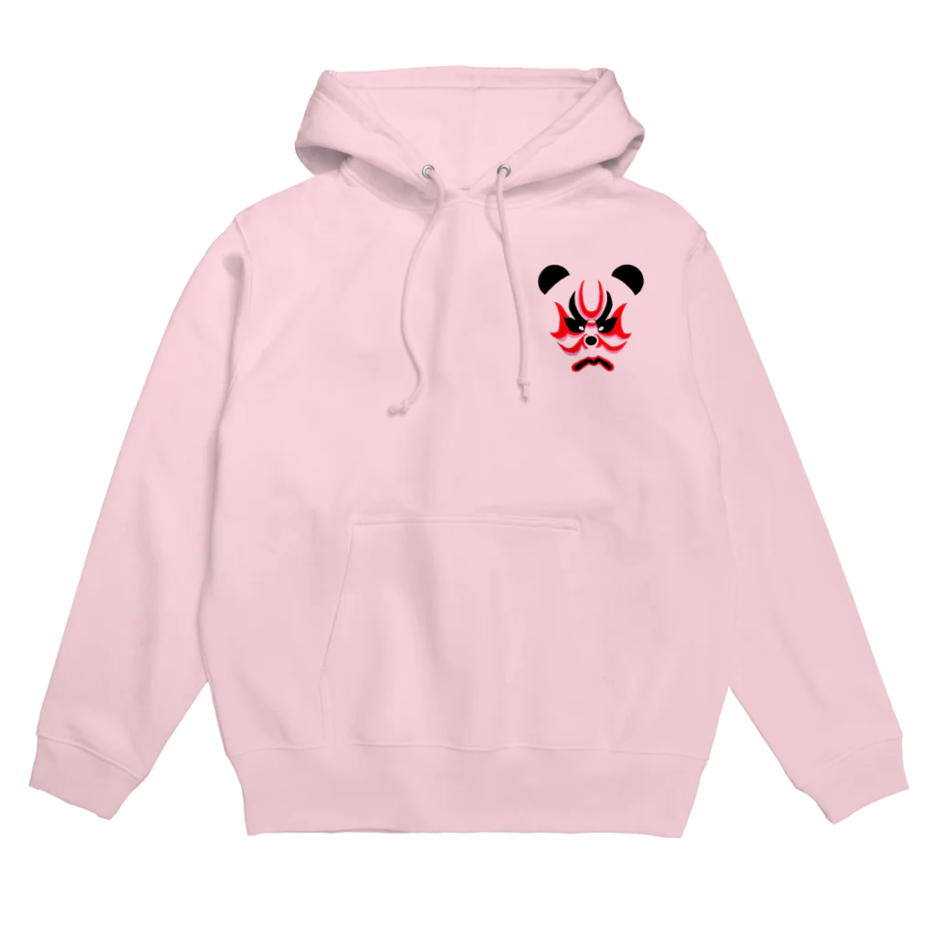 日々好日屋2号店の隈取りパンダ Hoodie