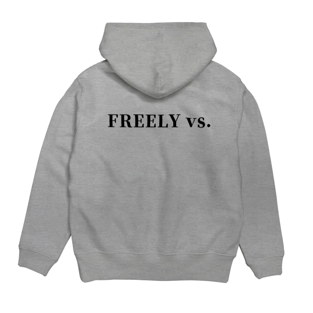 FREELY vs.のFREELY vs. パーカー パーカーの裏面