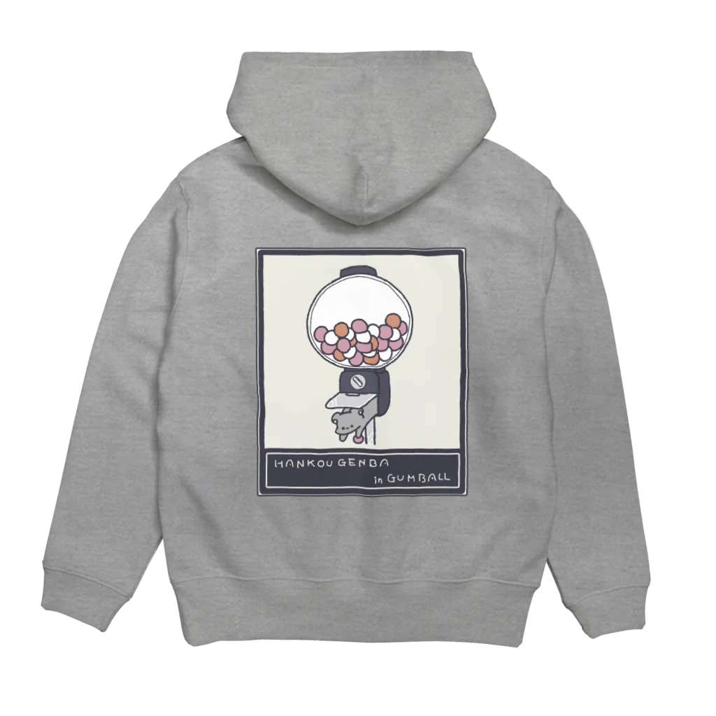 踏(ふみ)ちゃんの【8クマ】ガムボールだ Hoodie:back