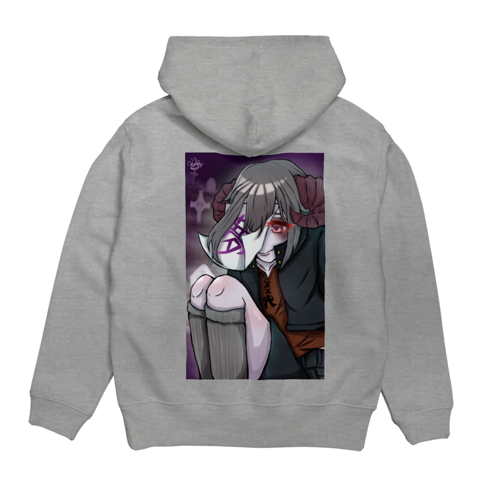 悪霊青春物語の悪魔の子 Hoodie:back