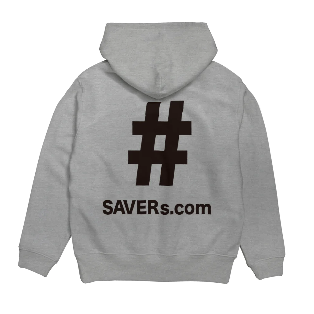 SAVERs.comのWEB 限定　KYOTO SAVERs Hoodie:back