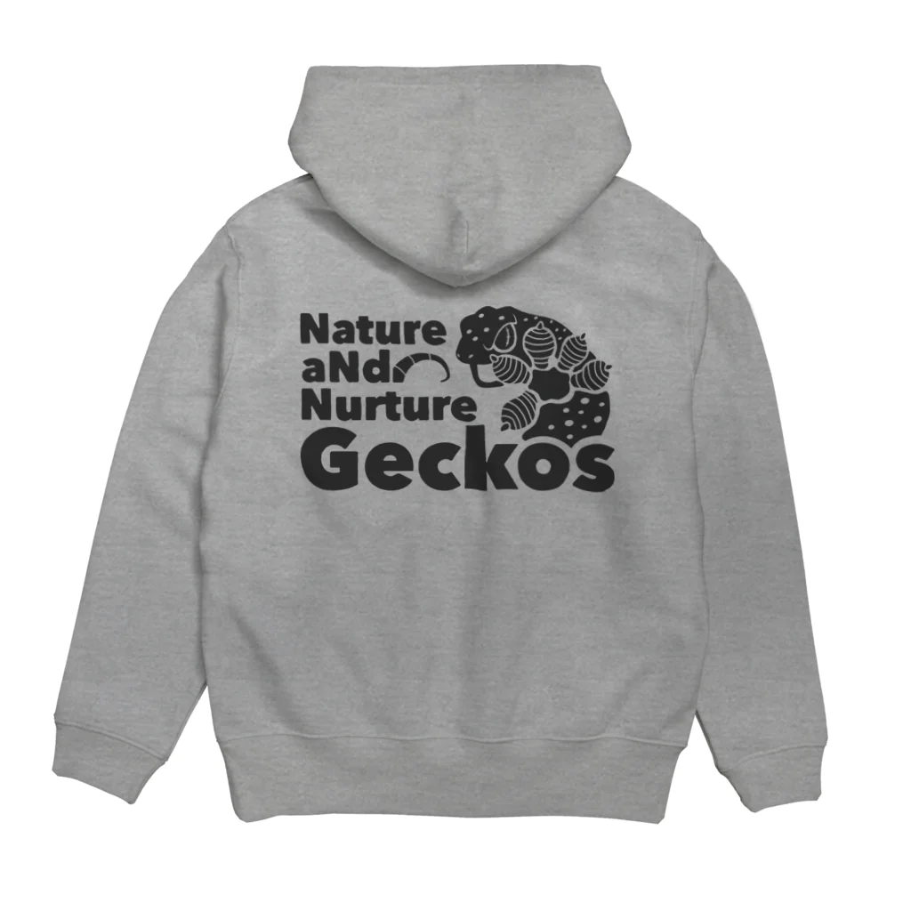 nnn Geckosのnnnゲッコーズロゴ パーカーの裏面