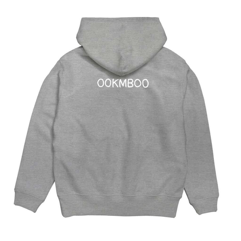 こんぶのOOKMBOO 白 Hoodie:back