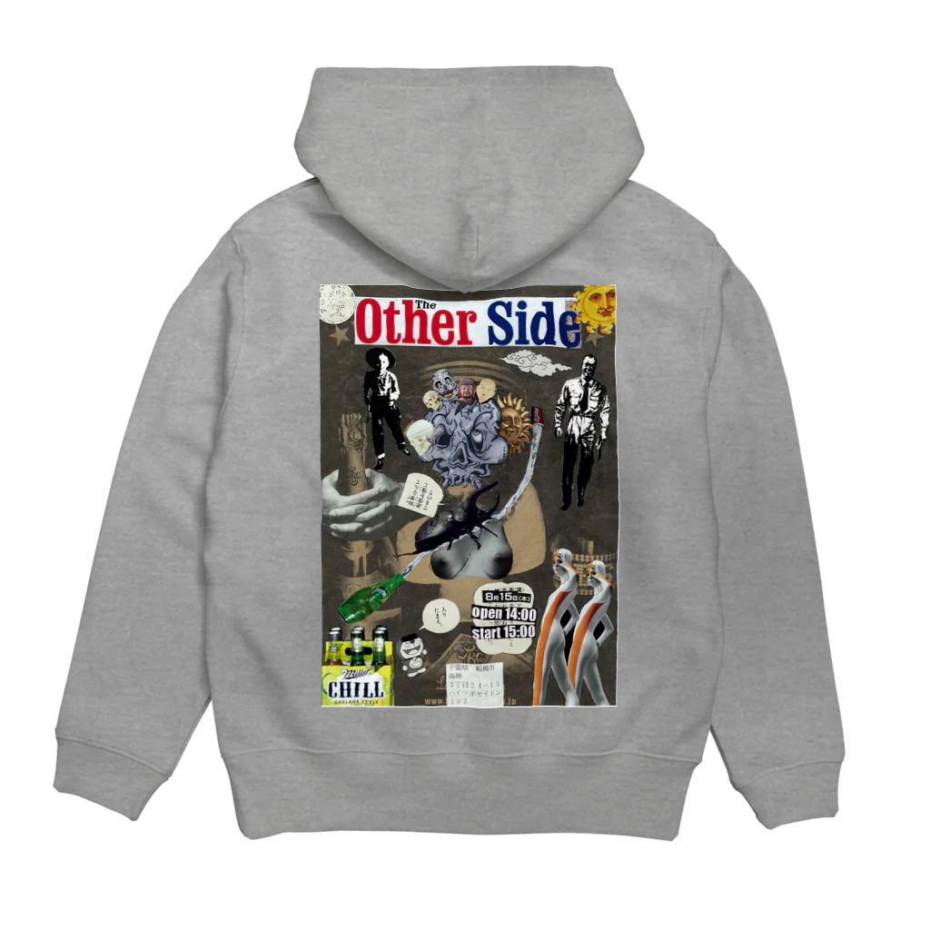 KIKUKUSURIのThe Other Side Hoodie:back