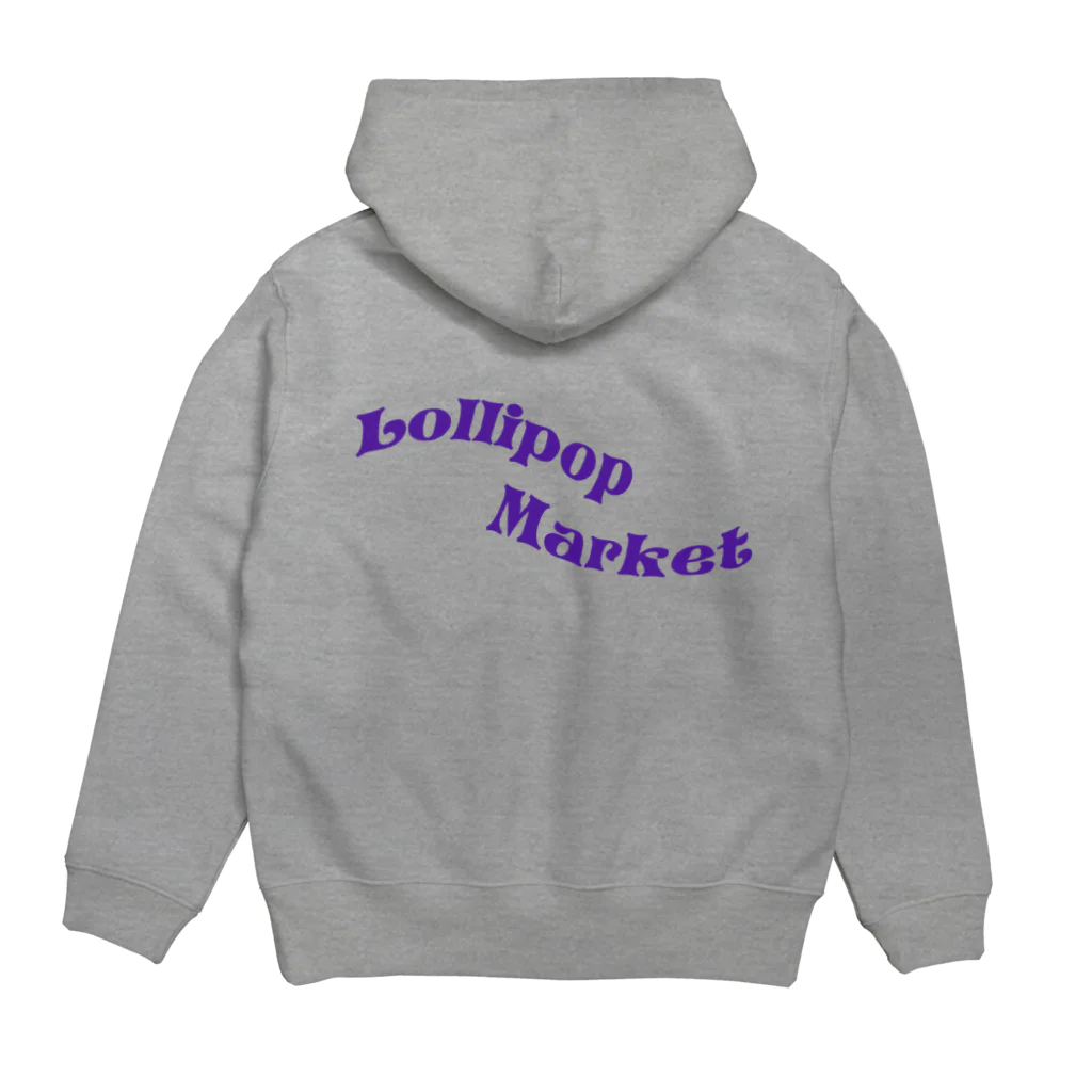 Lollipop MarketのWavy Lollipop market hoodie パーカーの裏面