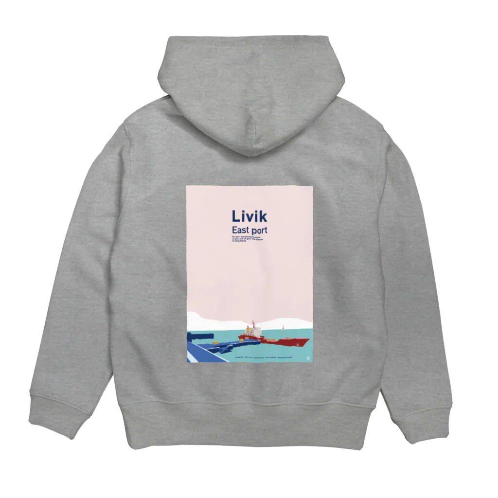 ブリーフ天使のlivik eastport Hoodie:back