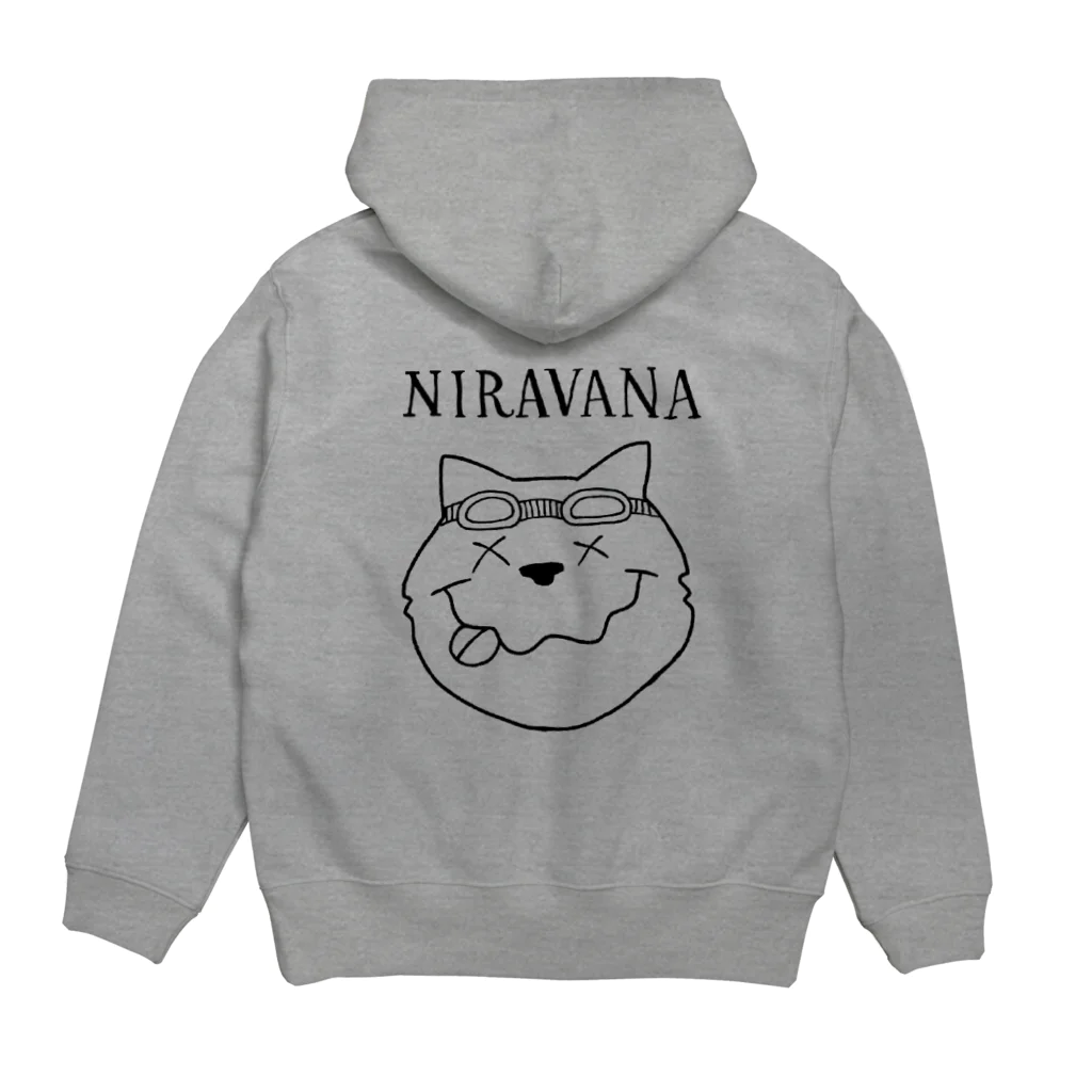 草乃ニラ🦝のNIRAVANA Hoodie:back