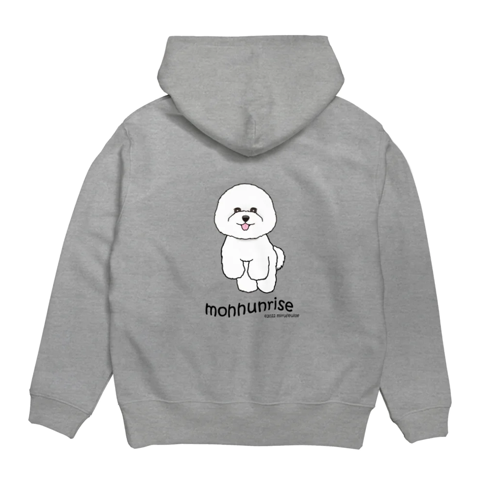 ミルフィーユ(Mirufeuille)のmohhunrise もっふんリーゼ Hoodie:back