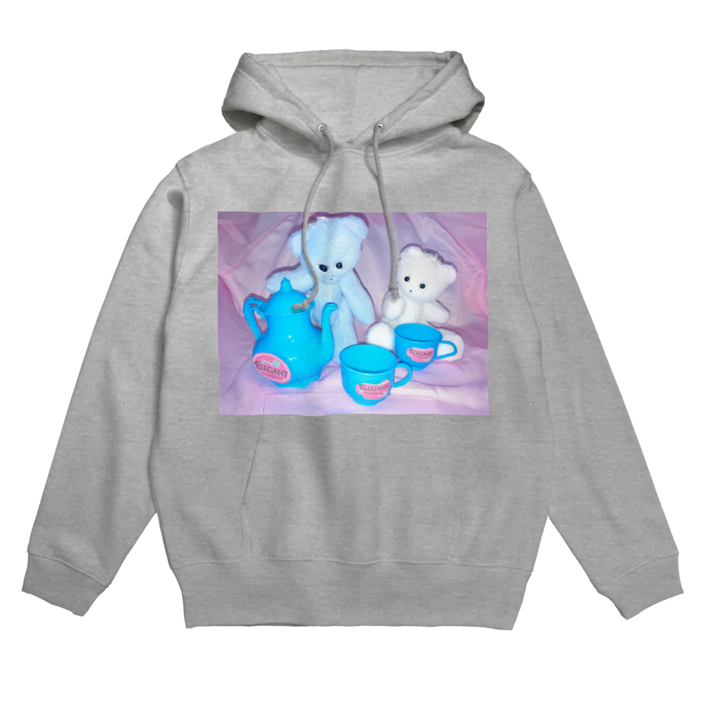 くまきちショップやさんのエレガントティータイム Hoodie