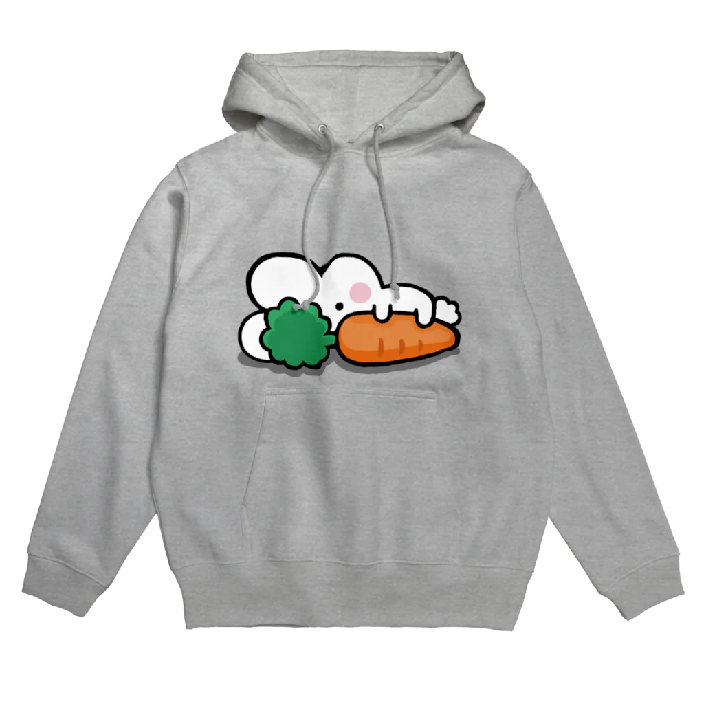 残業うさぎ🐰🌸の残業うさぎは「にんじん大好き」 Hoodie