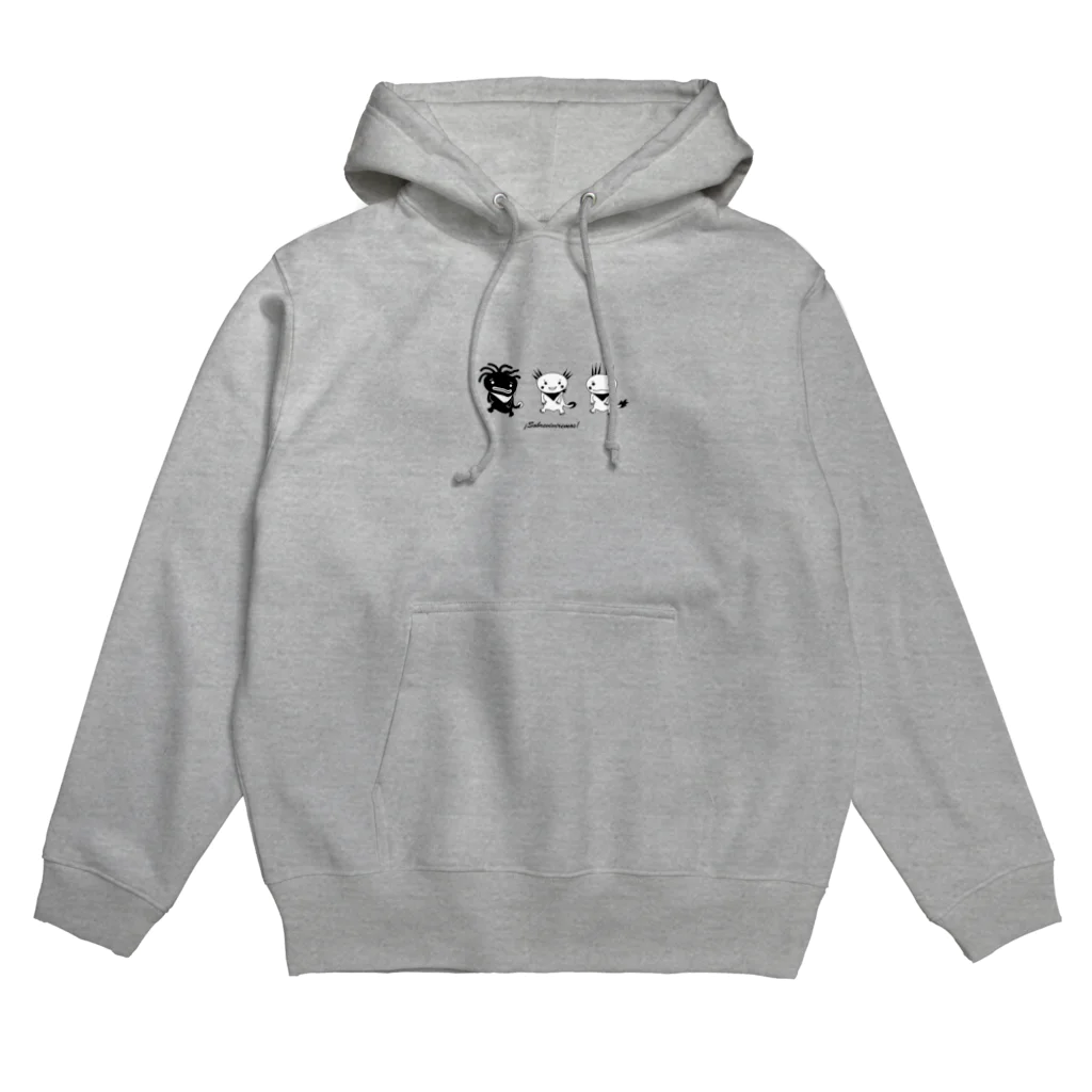 XochimilKidsのXochimilKids アホロテ・キッズ白黒　スペイン語 Hoodie