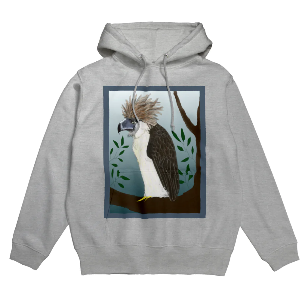 Sea of Grassの遠くを見るフィリピンワシ Hoodie