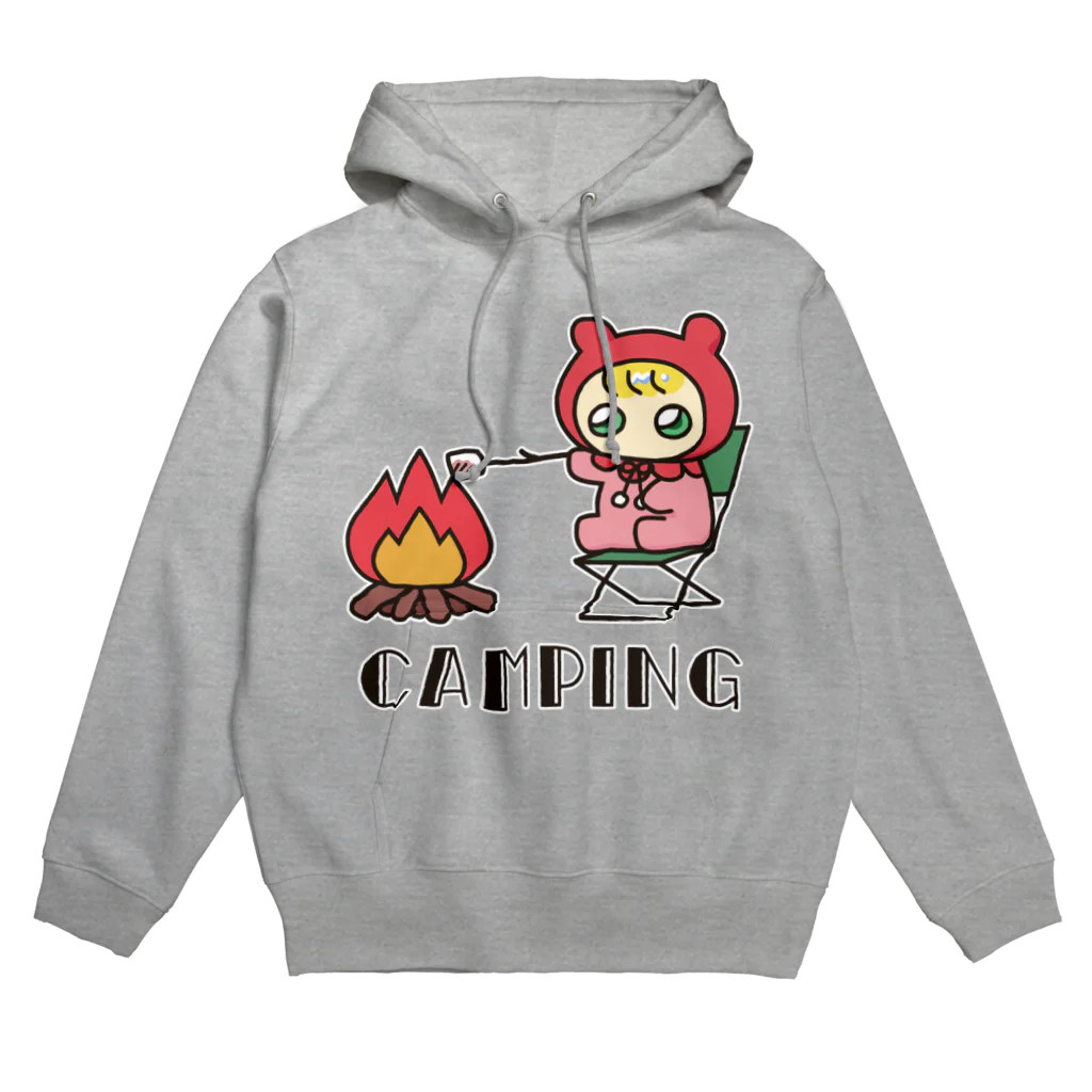 ユタカのてでべびちゃんショップのキャンプのてでべびちゃん Hoodie