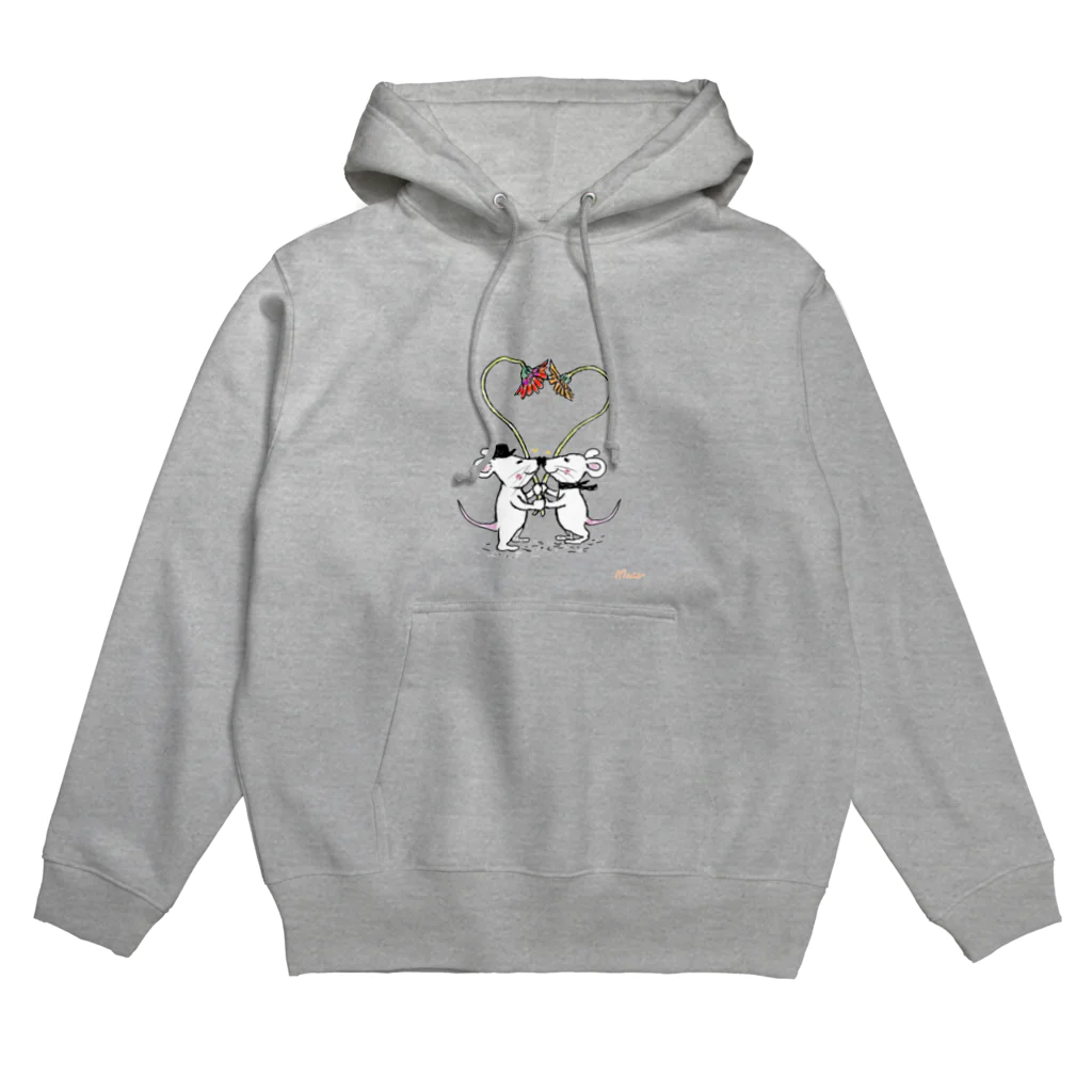 macomaco SUZURISTOREのジョーイとリリーのお花とお鼻でチュー✨ Hoodie