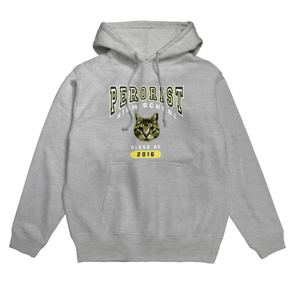 毎日ころりんのPERORISTカレッジロゴ Hoodie