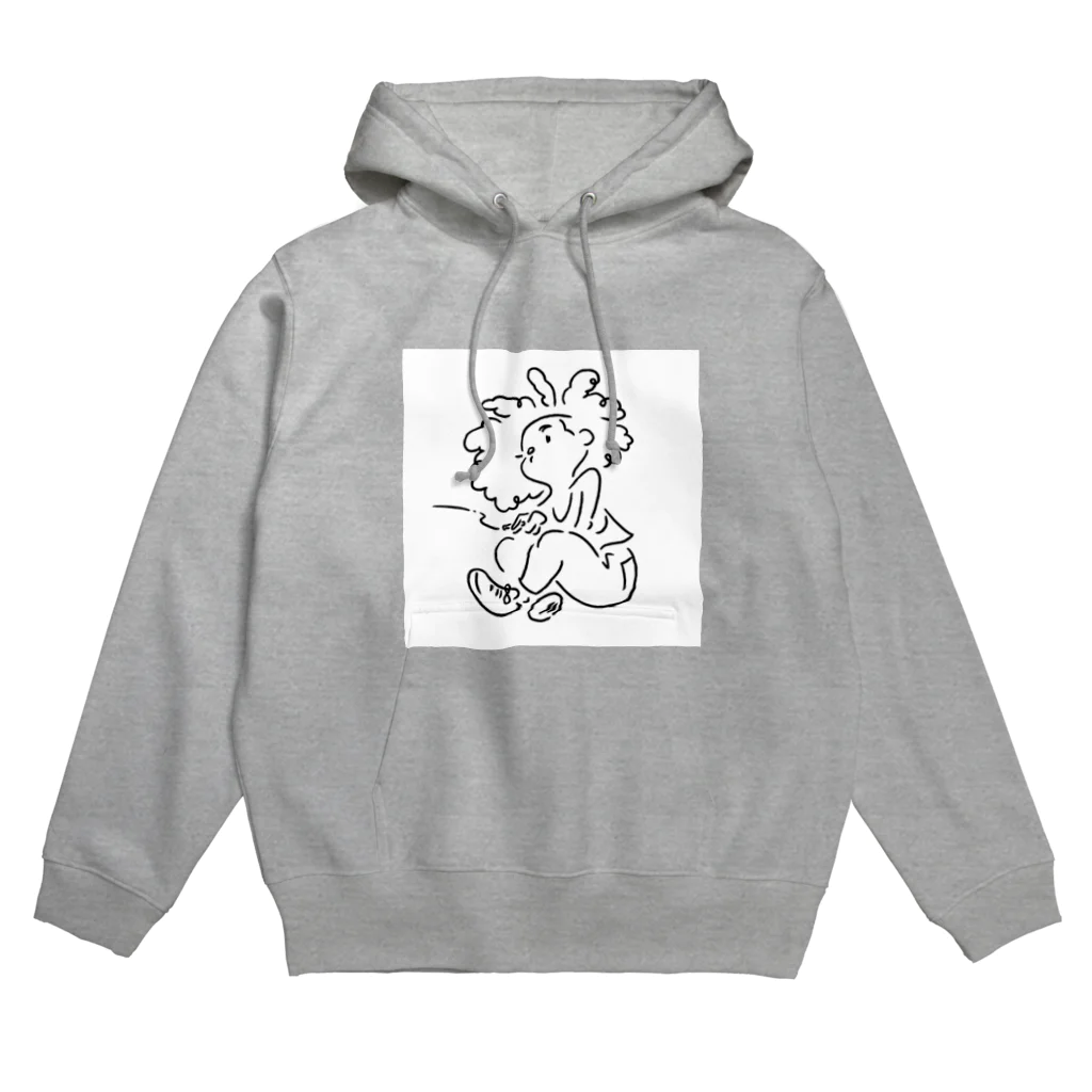 yopiのsmoking girl Hoodie