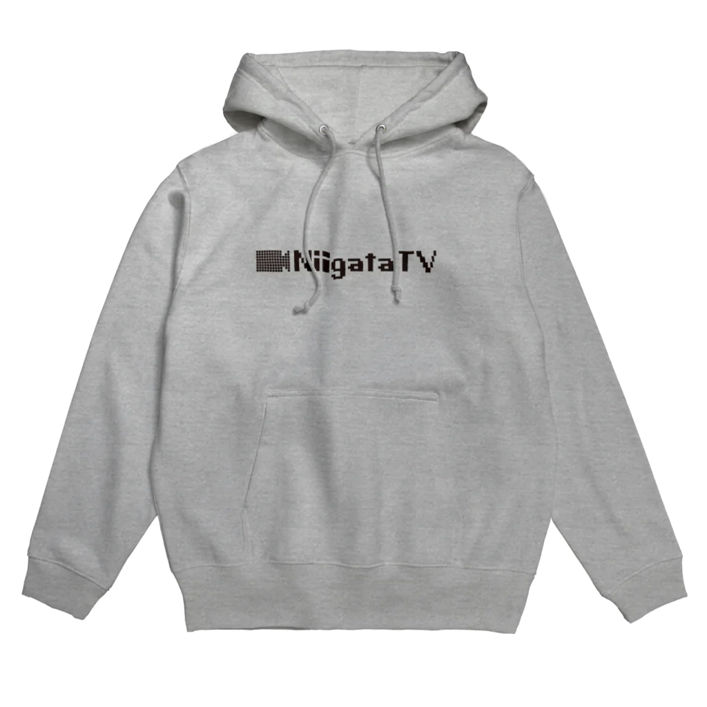 YouTube「にいがたTV」オフィシャルのにいがたTV 8ビットロゴ パーカー Hoodie