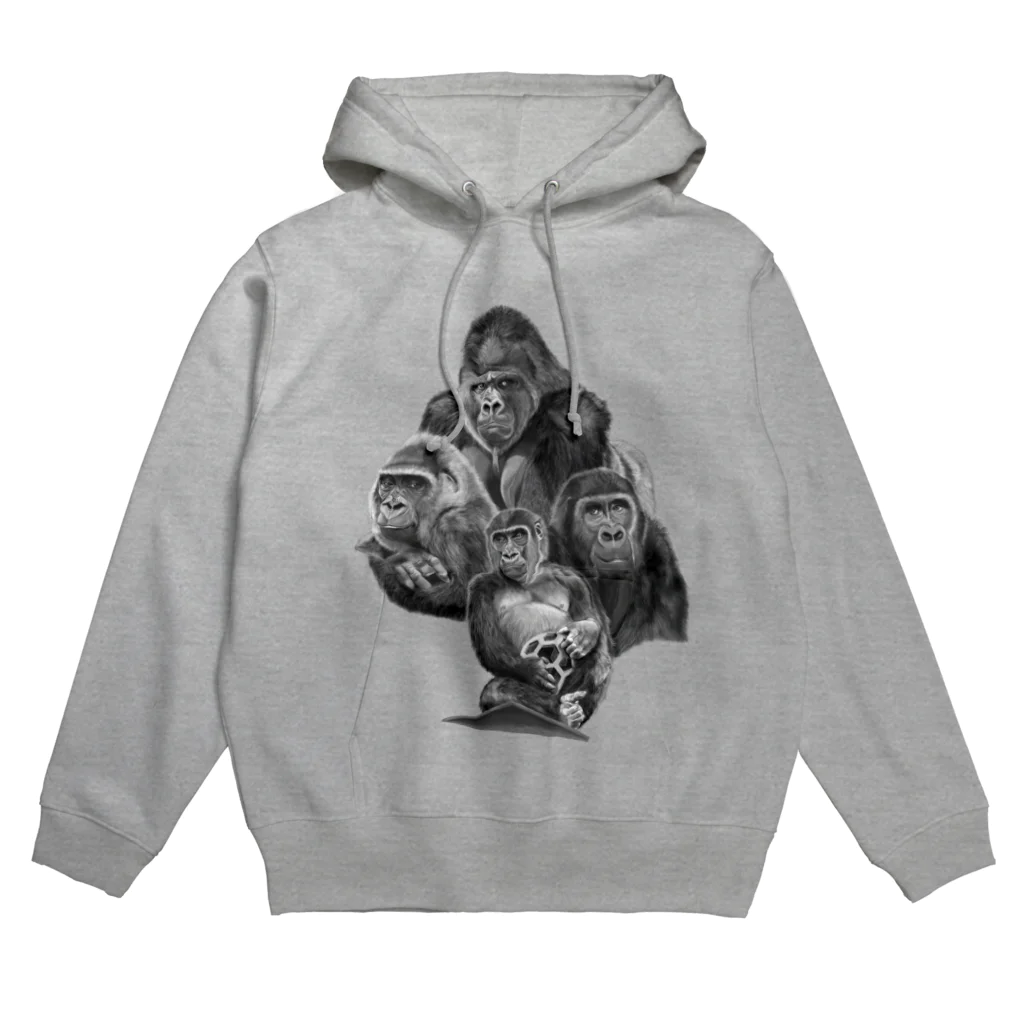 GorillaLife_SHOP Japanのゴリラ家族のパーカー・ゴリラライフ Hoodie