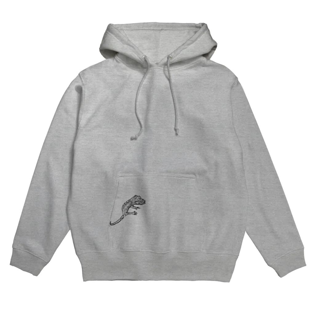 かずのこのクレステッドゲッコー Hoodie