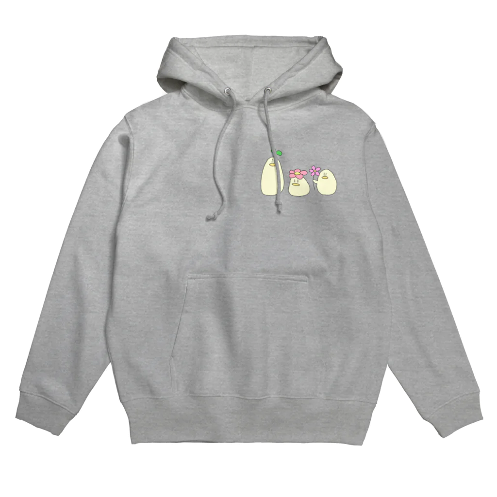 moaihandoの緑のついたとり Hoodie