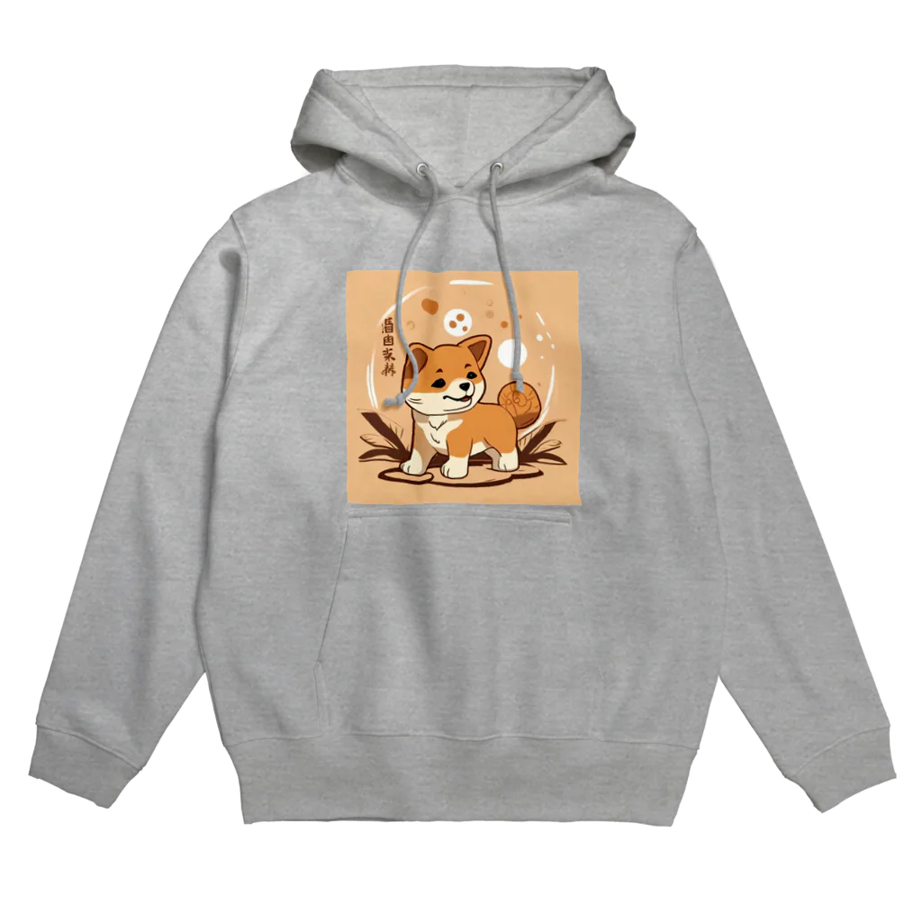 dcgnori／ワンコ画像の柴犬、縄文☆彡古代くん Hoodie