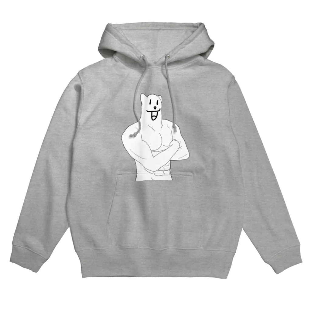 経済循環剤-ウリトバース-のマッチョ犬 Hoodie