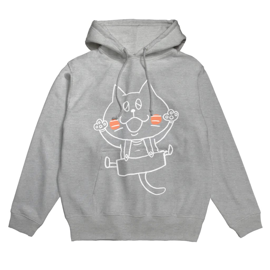 猫沢商店の猫のボン太グッズ（白線） Hoodie