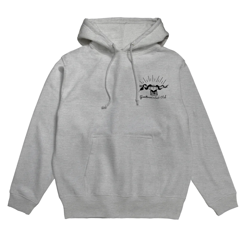 原ハブ屋【SUZURI店】のGENTLEMANS CURB CLUB（A-SE） Hoodie