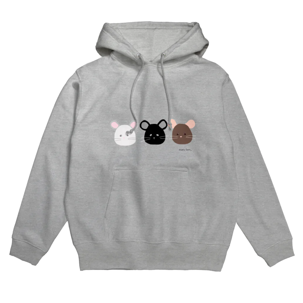 チンチラのmarufamの3 chinchilla Hoodie