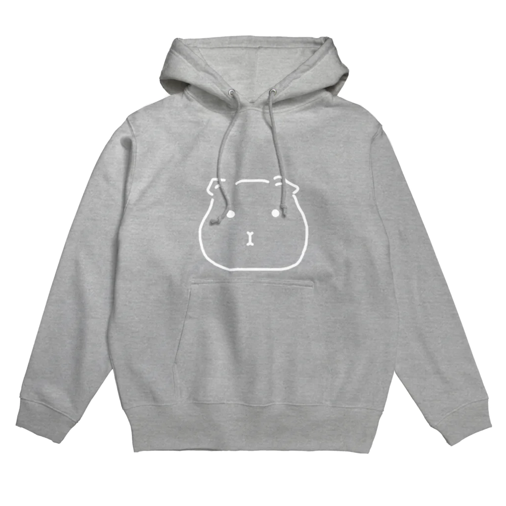 -END-のぽったりモルモット 白線・透過Ver. Hoodie