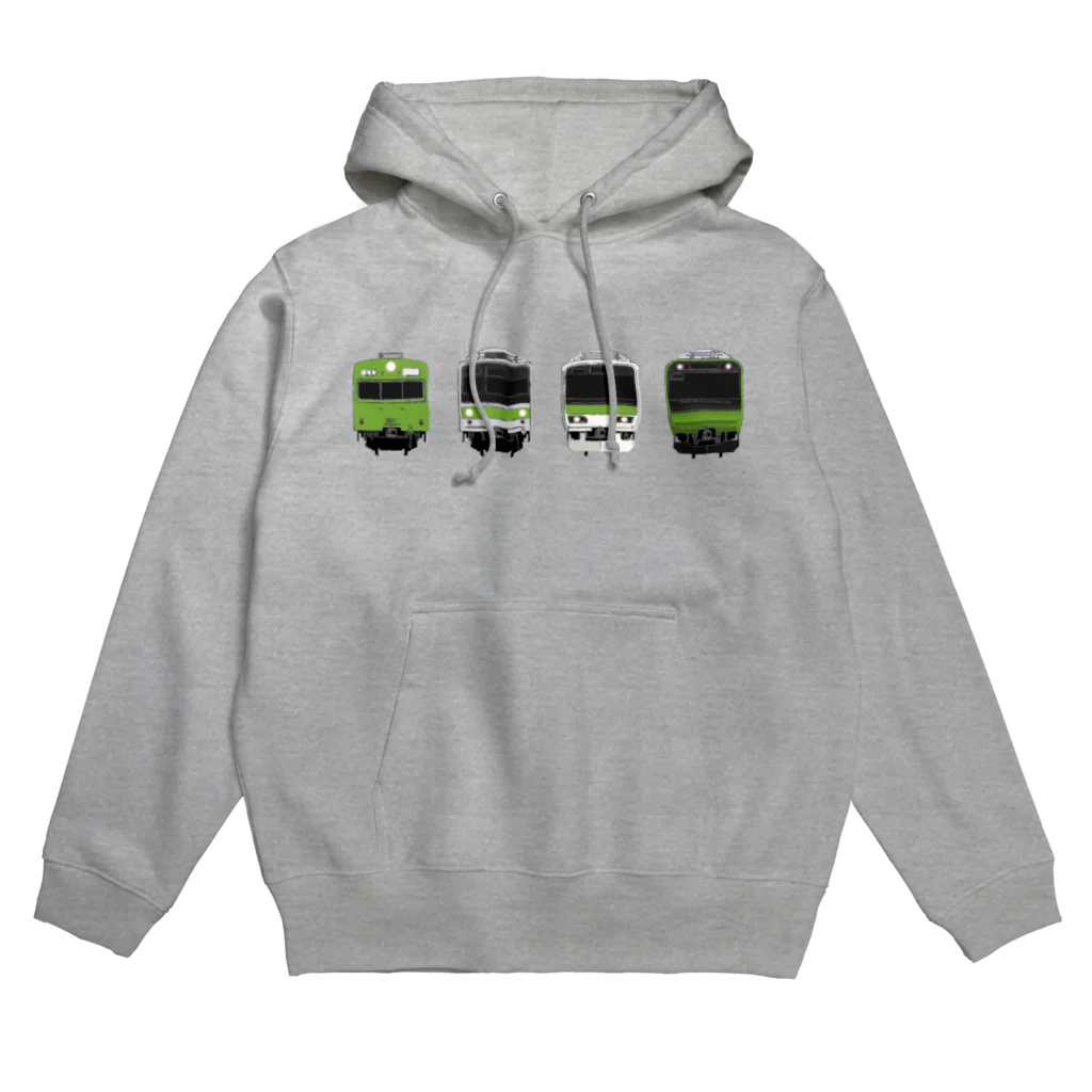 sushima_graphical_trains / SHI-DEの山手兄弟 Hoodie