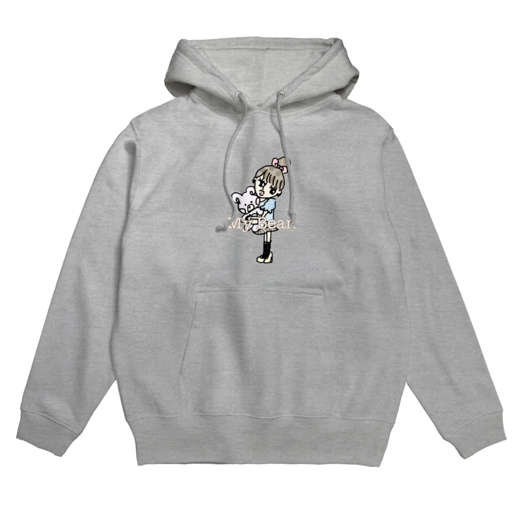 Ychanの女の子とクマさん🧸 Hoodie