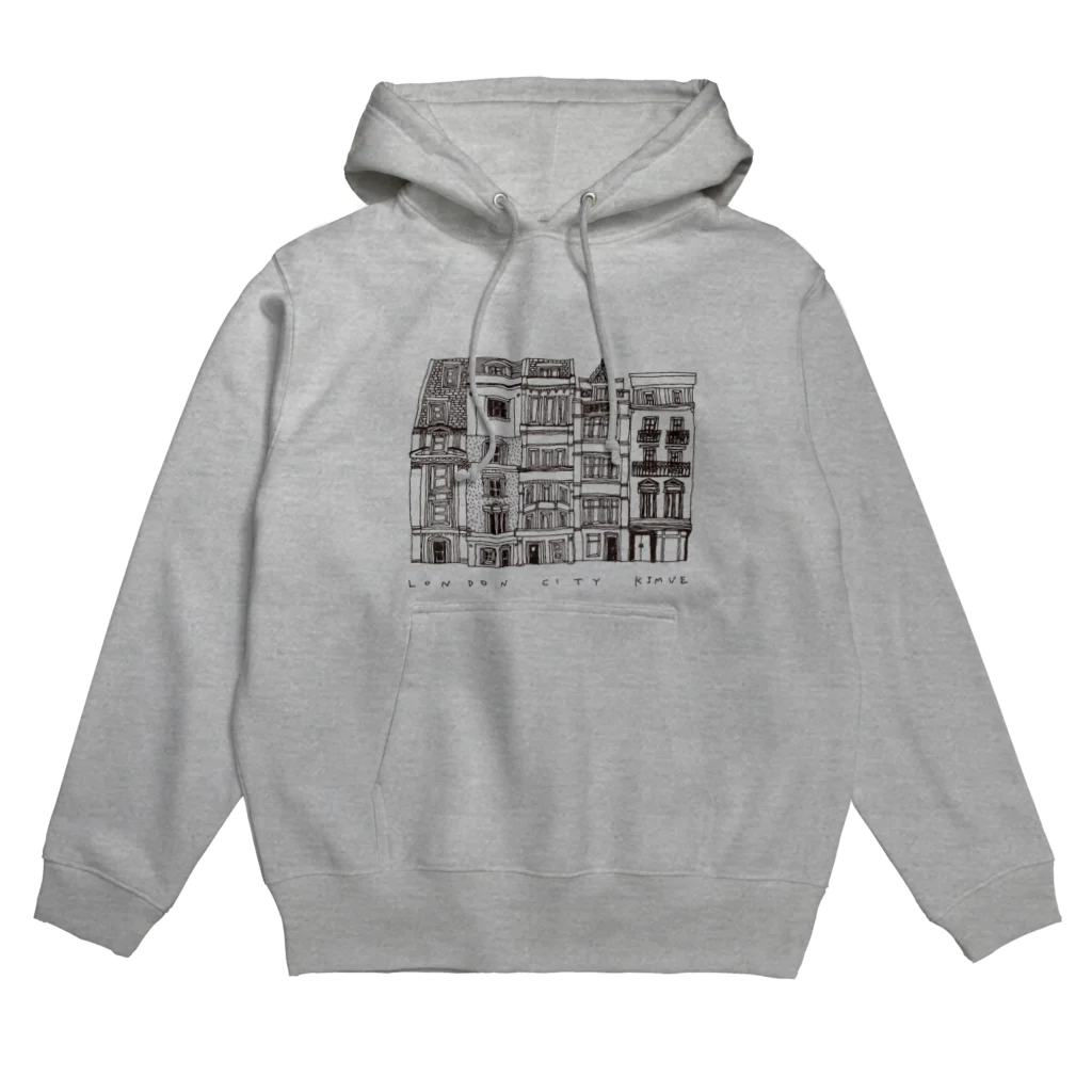 コジマユイの【黒線】LONDON CITY Hoodie