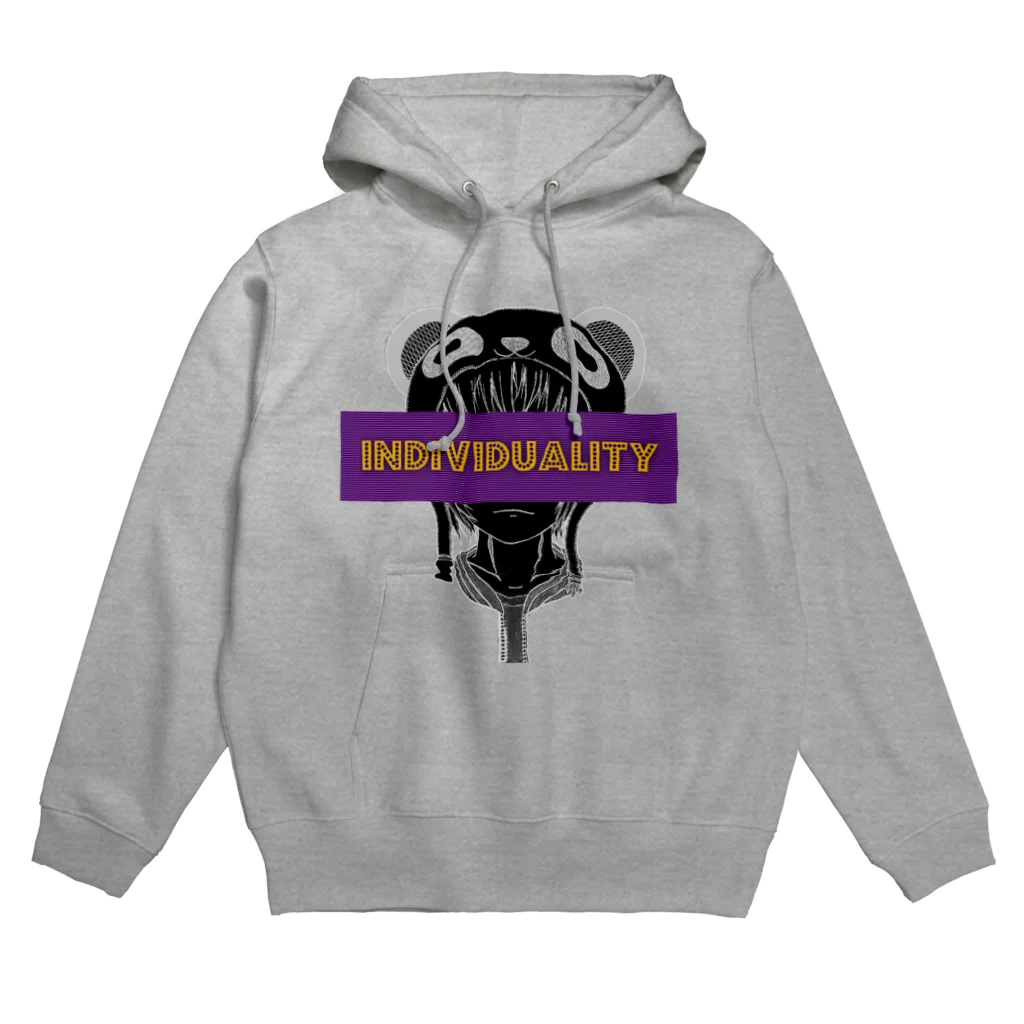 鐘真庵 SUZURI店のIndividuality Hoodie