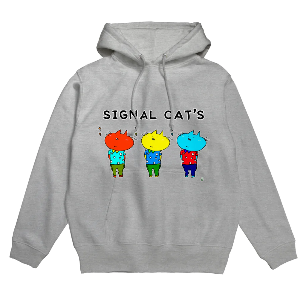 なで肩うさぎの美香堂のSIGNAL CAT'S パーカー