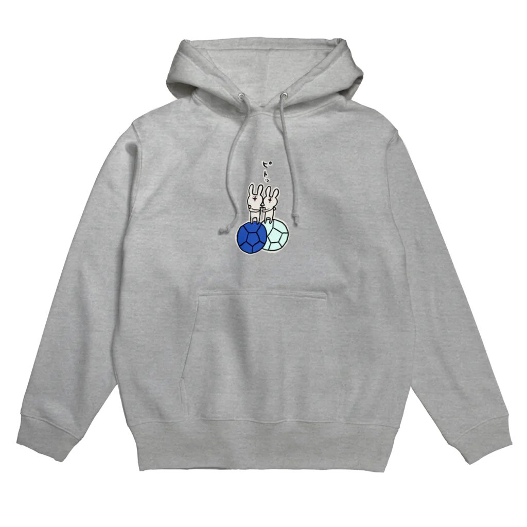 おとなのつくってあそぼの【ボッチャ】ジャックボールにピトッ_BLUE Hoodie