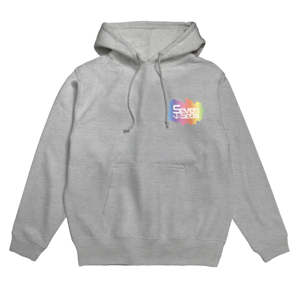 セブンシーズ Online StoreのSeven Seas 限定ロゴ（レインボー） Hoodie