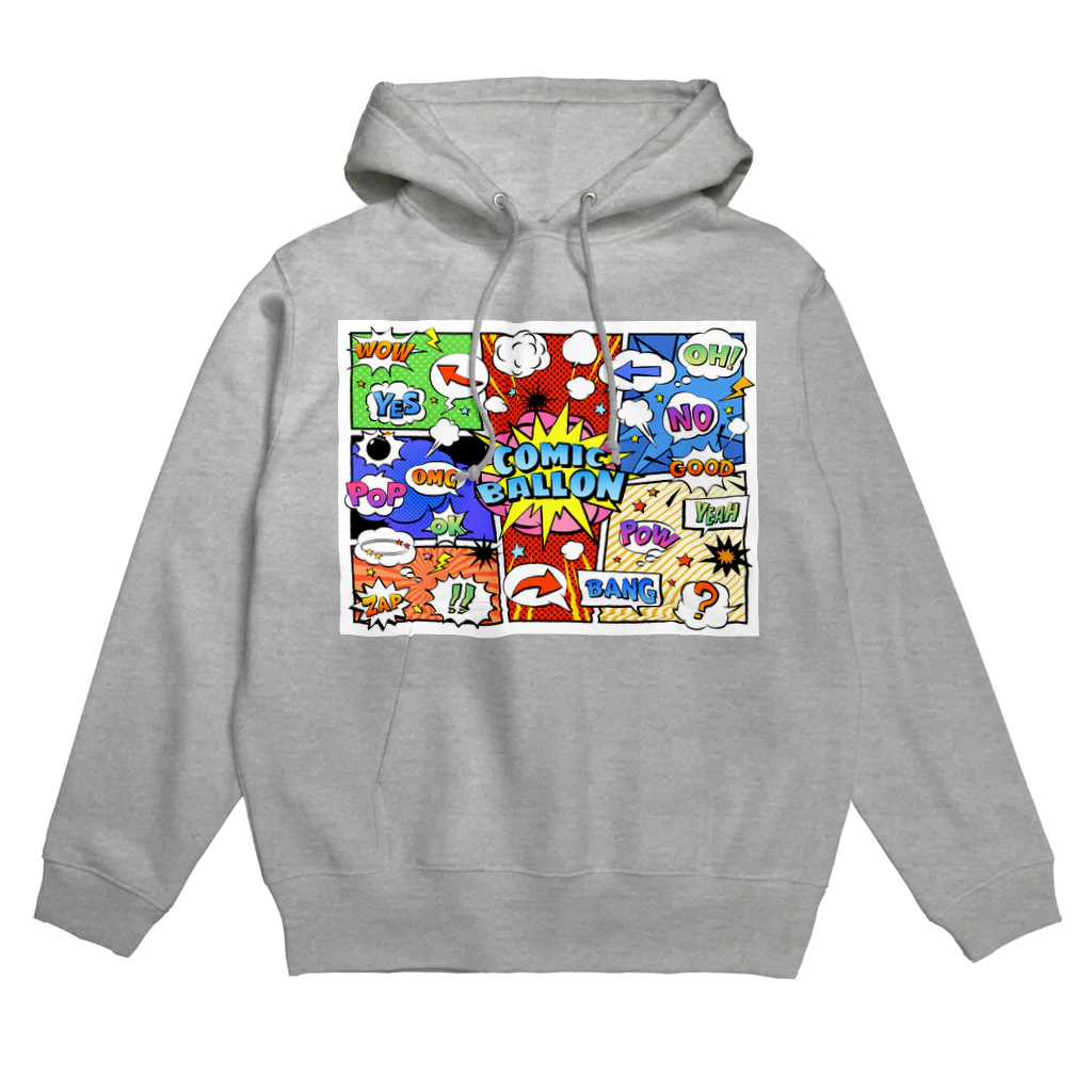 ngmthdkのアメコミ風ロゴ Hoodie