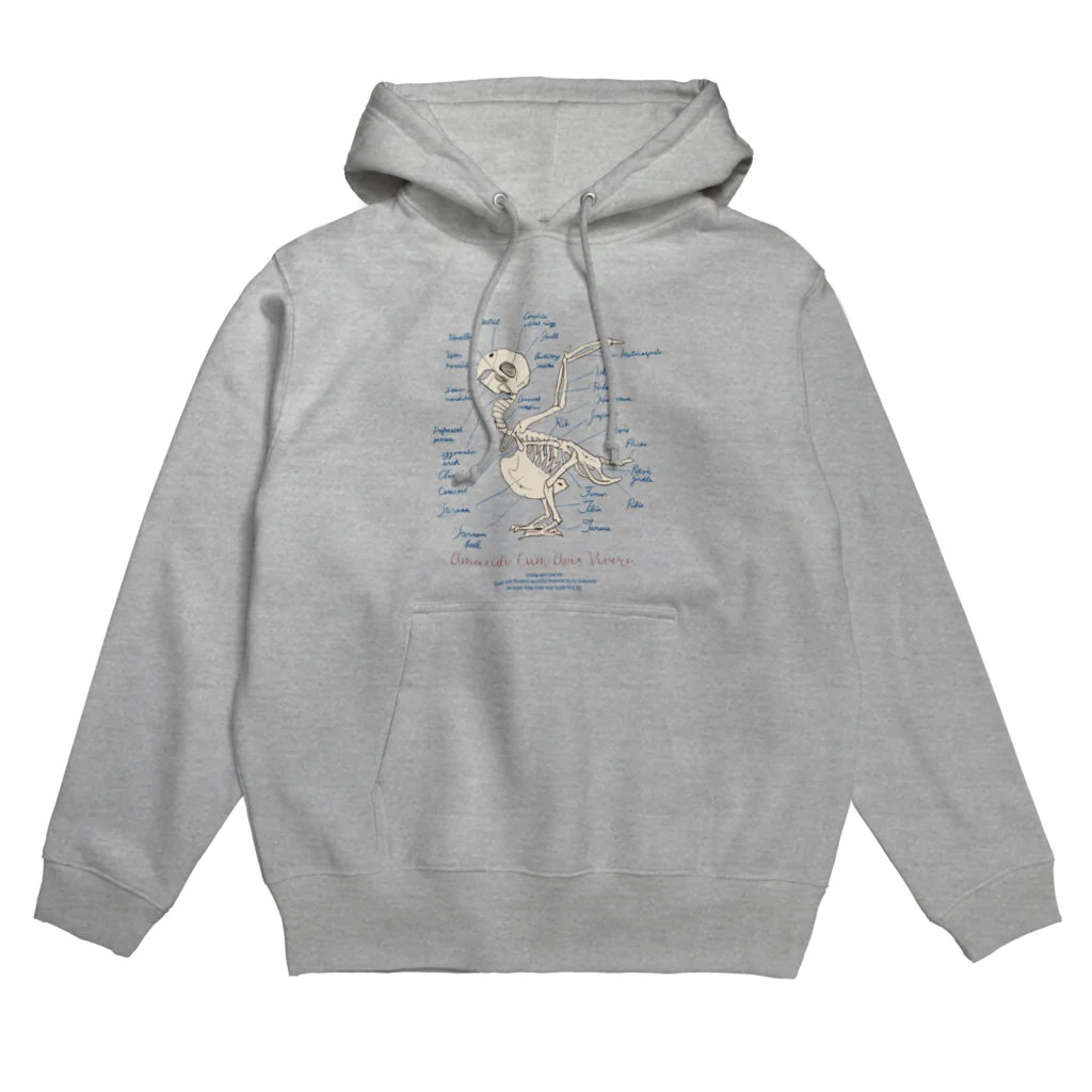 リズさんち🦜👶✨のインコスケルトン Hoodie