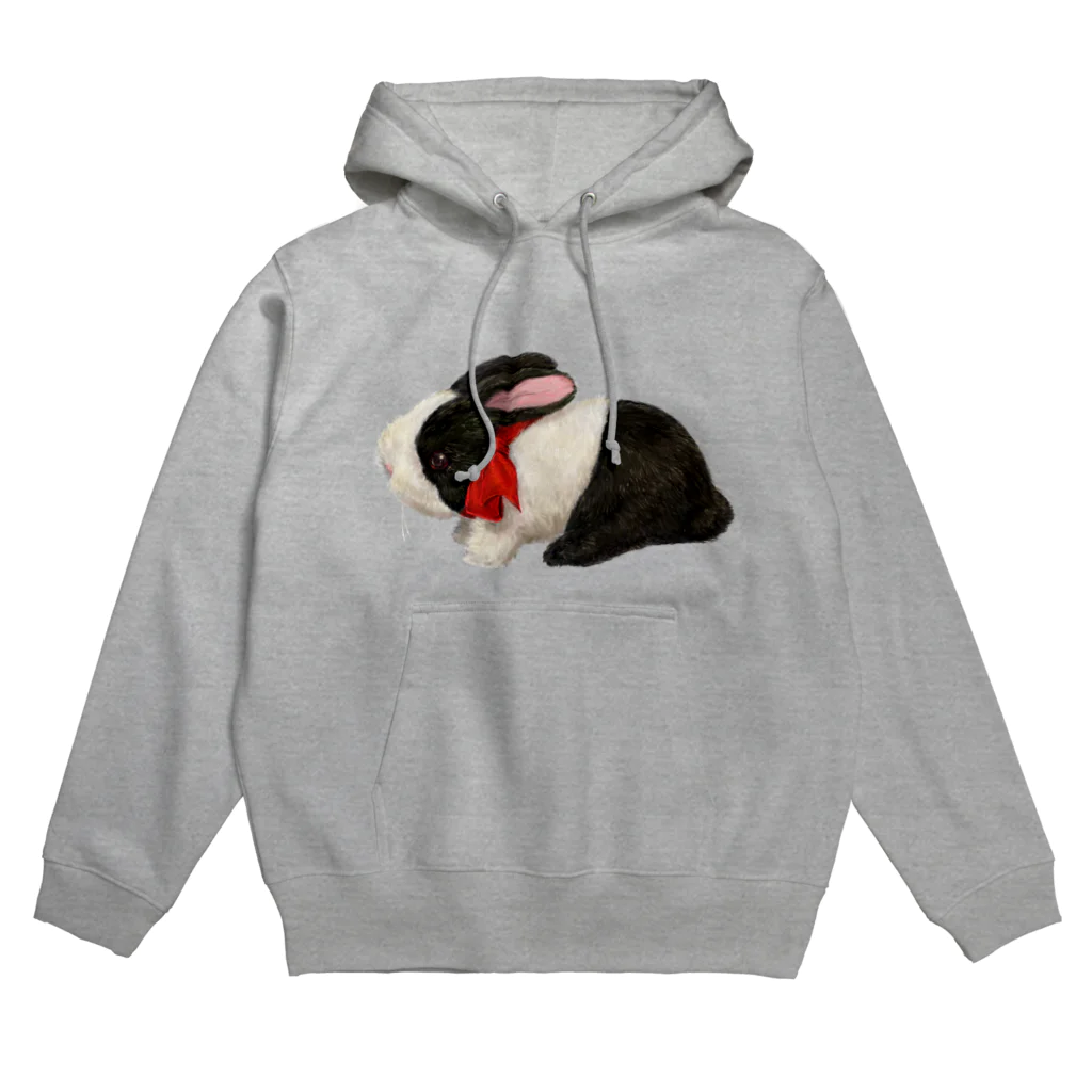 犬虫雑貨のうさ縫いモーちゃん Hoodie